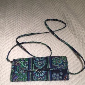 Vera Bradley wallet with strap